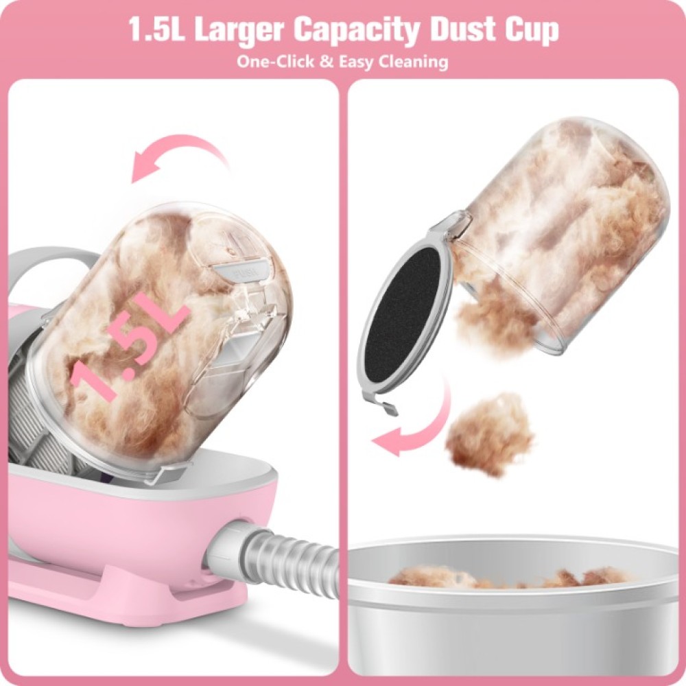 Homeika Pet Grooming Vacuum Suction 99 Pet Hair, Dog Hair Vacuum with