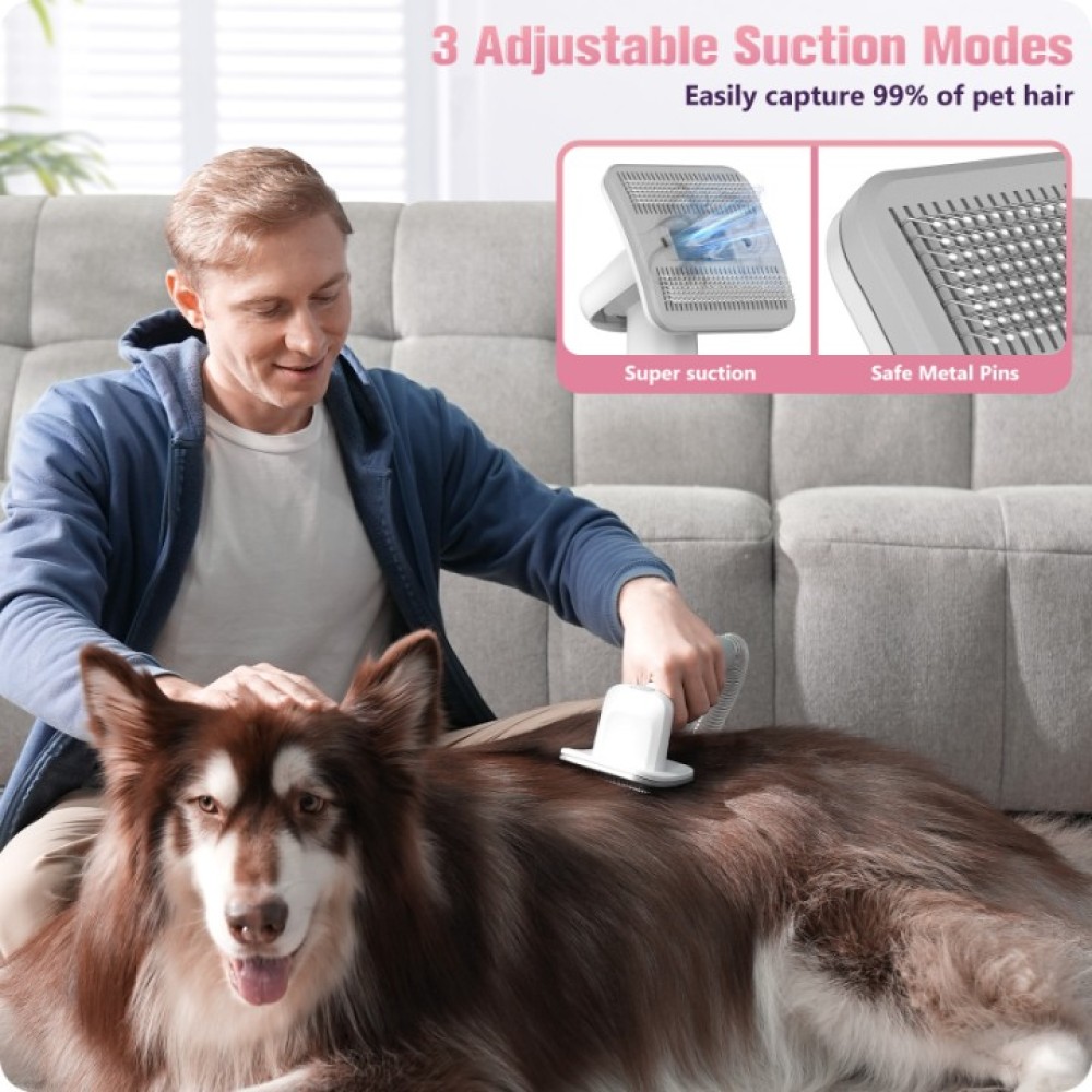 Homeika Pet Grooming Vacuum Suction 99 Pet Hair, Dog Hair Vacuum with